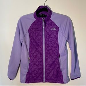 Girls The North Face Purple Jacket Sz large 14/16